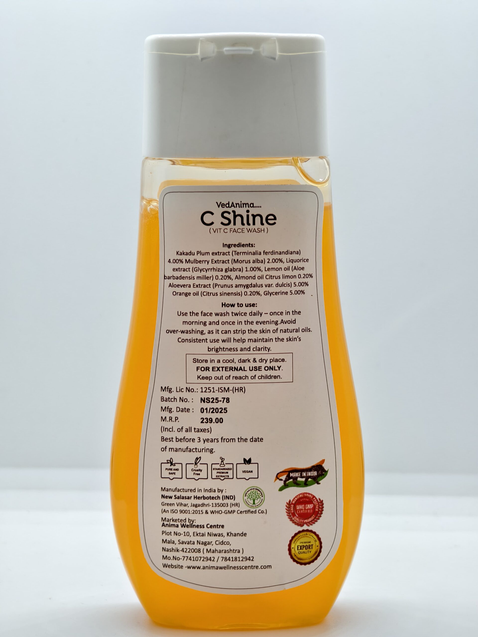 C Shine Vitamin C Facewash